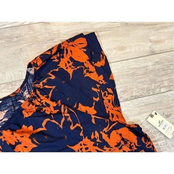 Terra & Sky plus size ladies blouse size 4X - Picture 4 of 10